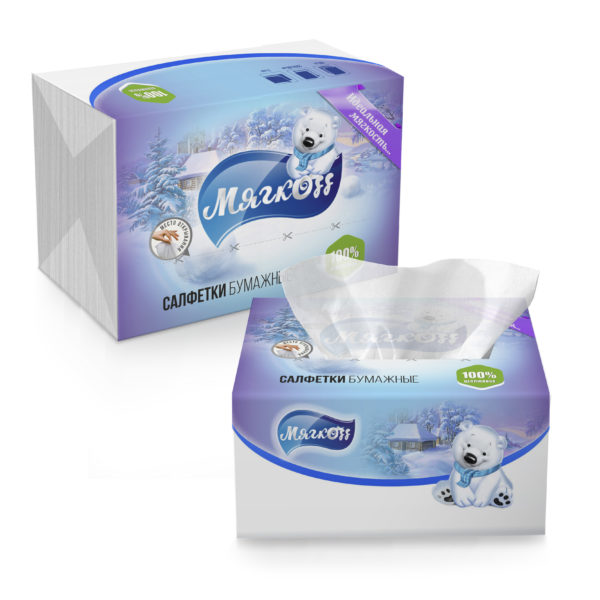 Назрань — Салфетки «Мягкоff» белые оптом.