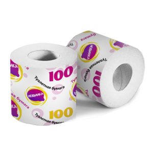 Назрань — Туалетная бумага  «Новинка 100» со втулкой оптом.